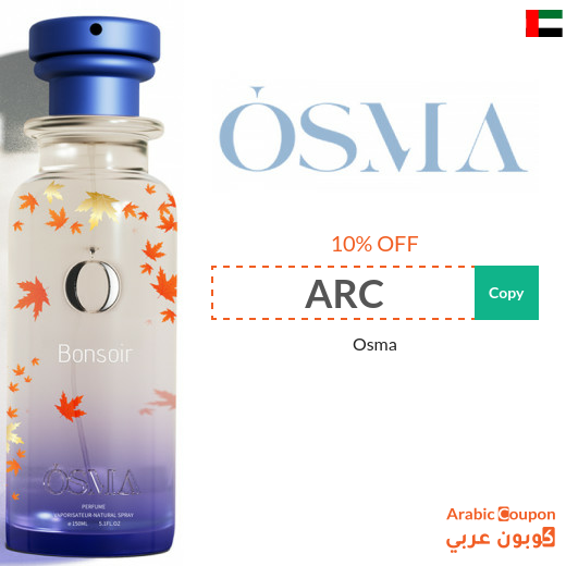 Latest Osma Perfumes 2025 | Osma Promo Code "ARC" or "O16" or "SAS"