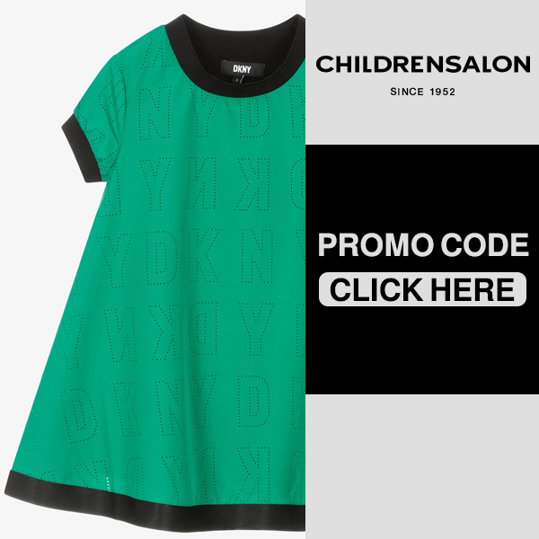 DKNY green dress for girls - ChildrenSalon promo code
