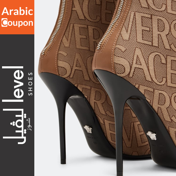 Versace AllOver high heel boots