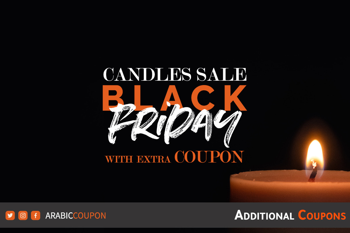 Black Friday Sale on candles with extra coupons 2024