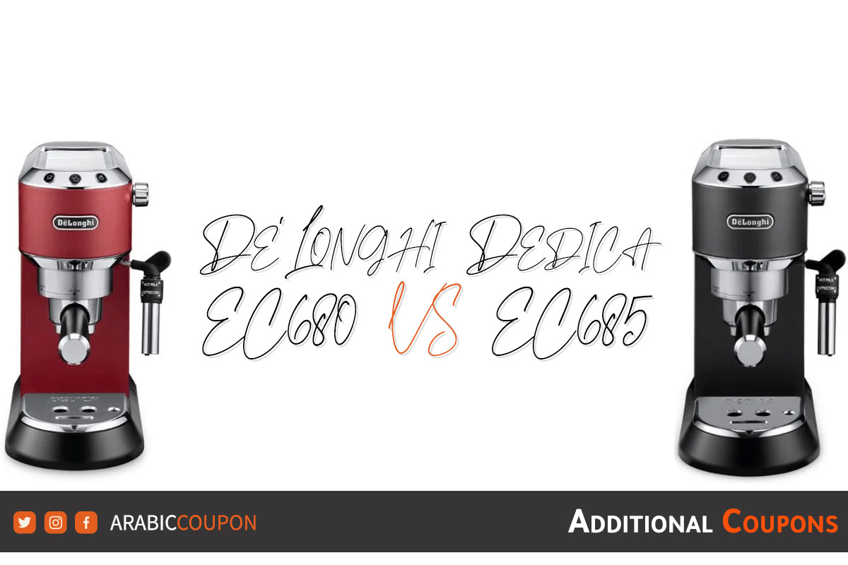 De Longhi Dedica Espresso Machine EC680 VS EC685